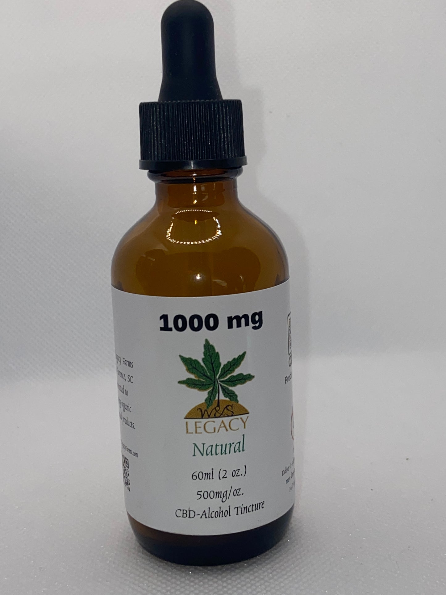 Organic CBD MCT Oil Tincture - 1 oz. dropper